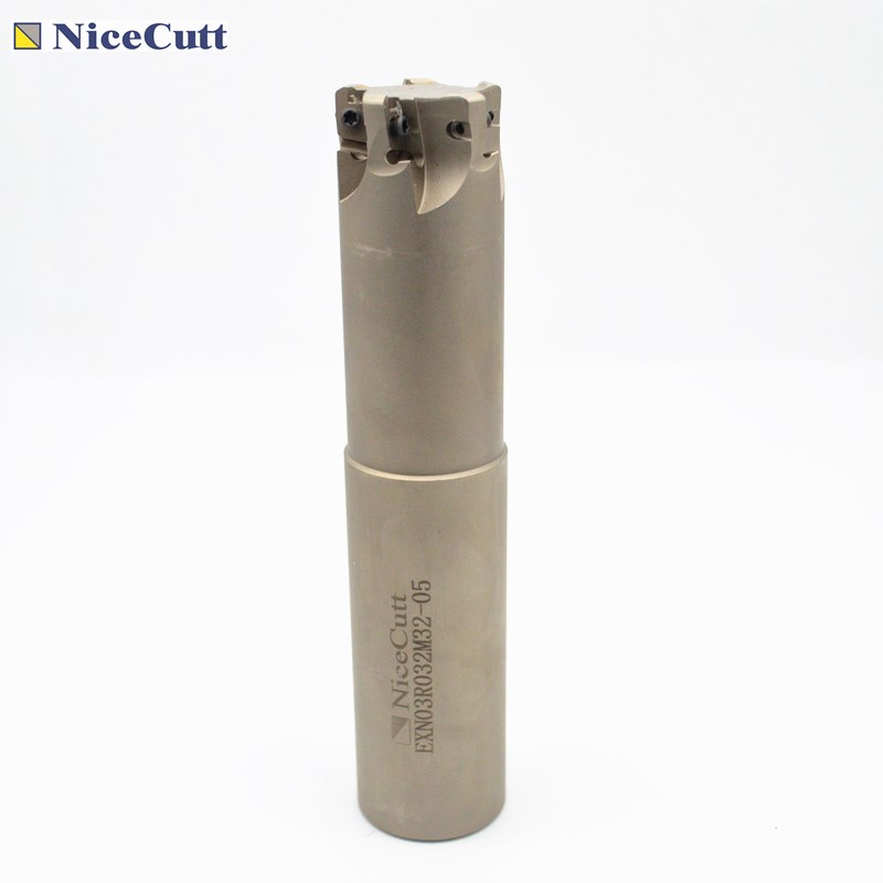 Фреза NiceCutt EXN03R, держатель инструментов с быстрой подачей, фрезерный стержень для пластин LNMU, высокоскоростная фреза 